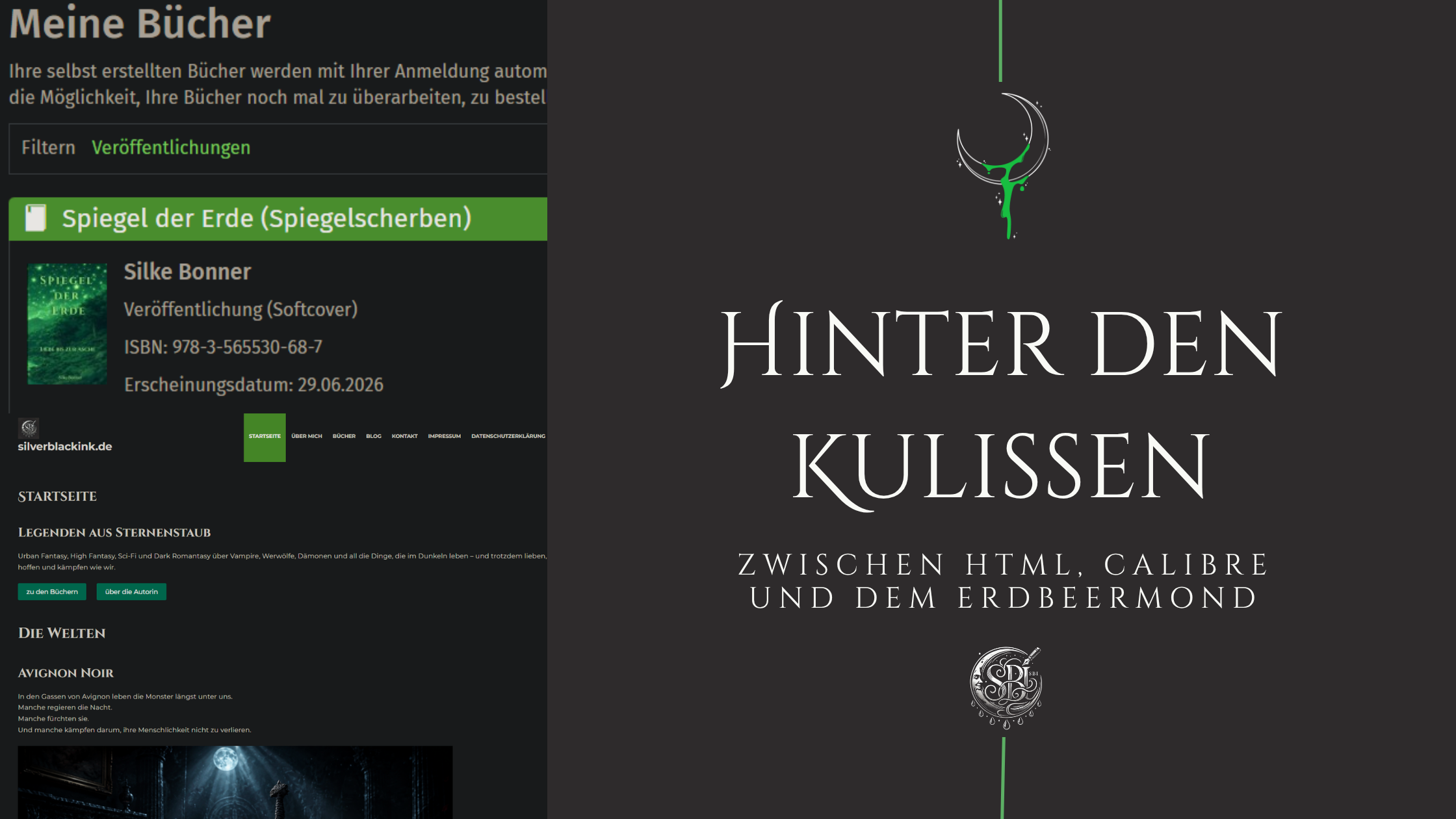 Zwischen HTML, Calibre und dem Erdbeermond